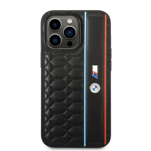 Apple iPhone 14 Pro BMW M Hexagon mintás tok (Fekete) - BMHCP14L22PGVK