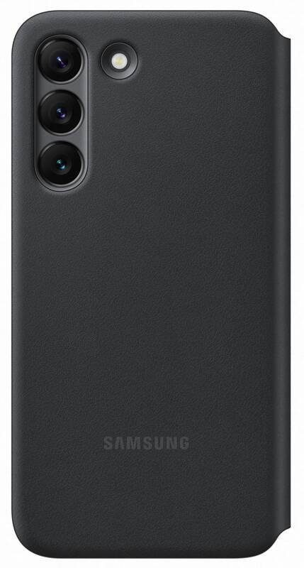 Samsung Galaxy S22 LED View notesz tok (Fekete)