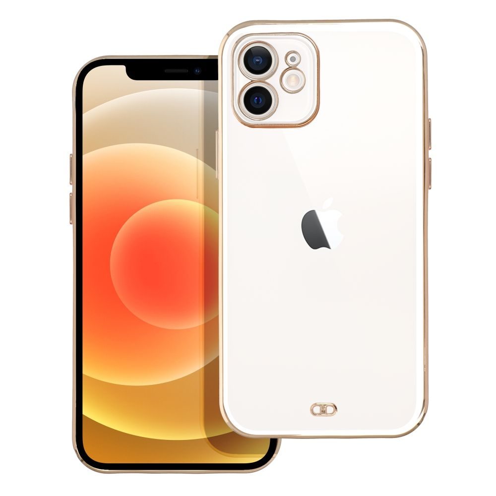 Apple iPhone 12 Forcell lux szilikon hátlap tok (Fehér)