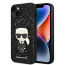 Apple iPhone 14 Plus Karl Lagerfeld Glitter Flakes Ikonik tok (Fekete) – KLHCP14MGFKPK