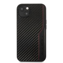 Apple iPhone 14 AMG karbon mintás szilikon hátlap tok (Fekete)