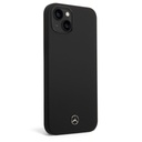 Apple iPhone 14 Mercedes liquid silicone hátlap tok (Fekete)