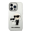 Apple iPhone 14 Pro Karl Lagerfeld IML Glitter Karl and Choupette NFT tok (Átlátszó) – KLHCP14LHNKCTGT