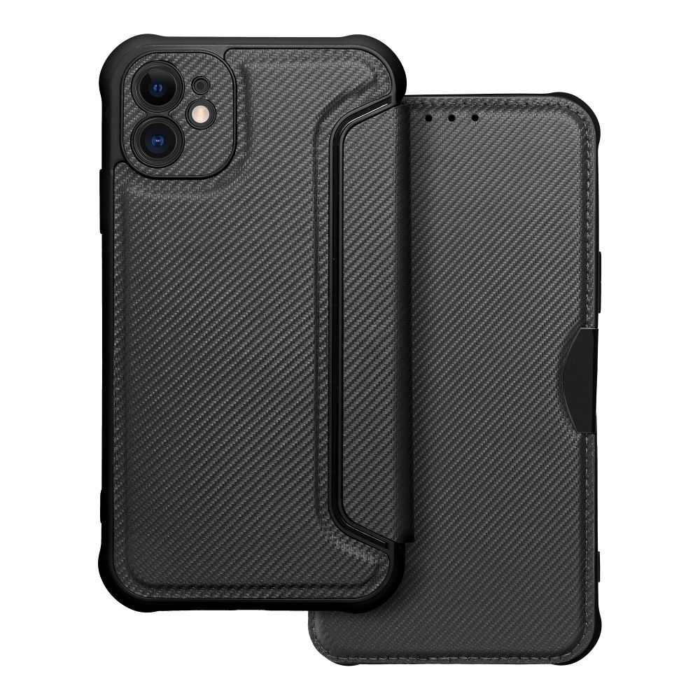 Apple iPhone 11 Razor mágneses ütésálló notesz tok (Fekete)