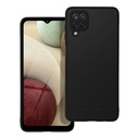 Samsung Galaxy A12 Roar matt üveg hátlap tok, (Fekete)