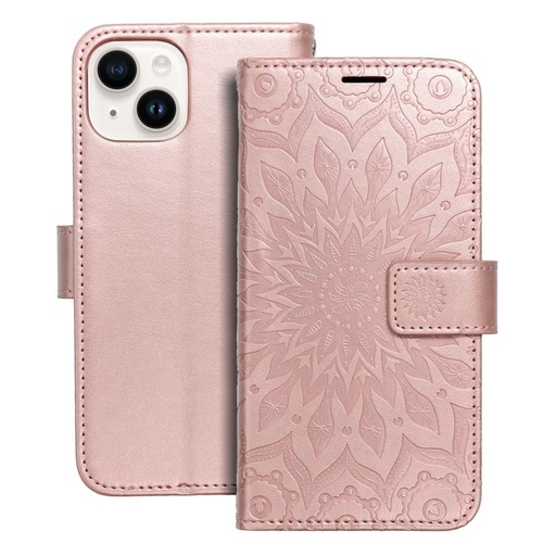 Apple iPhone 14 Forcell MEZZO nyitható tok (Rosegold)