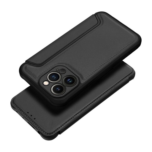 Apple iPhone 14 Pro Razor mágneses ütésálló notesz tok (Fekete)