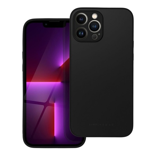 Apple iPhone 13 Pro Max Roar matt üveg hátlap tok (Fekete)
