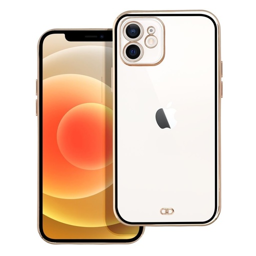 Apple iPhone 12 Forcell lux szilikon hátlap tok (Fekete)