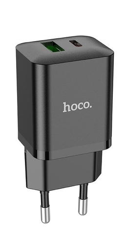 Hoco N28 hálózati gyorstötlő (QC, PD), fekete
