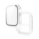 Apple Watch 7/Watch 8 41mm Hoco WS3 Shadow tok beépített üvegfóliával (Fehér)