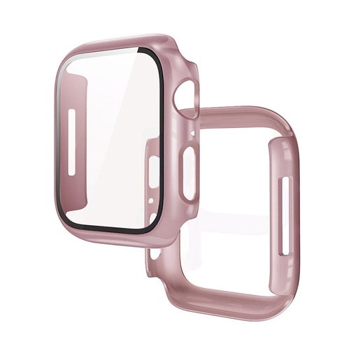 Apple Watch 7/Watch 8 45mm Hoco WS3 Shadow tok beépített üvegfóliával (Rosegold)