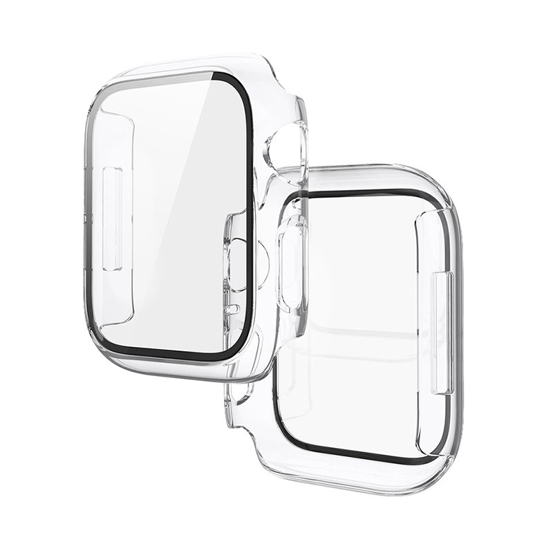 Apple Watch 7/Watch 8 45mm Hoco WS3 Shadow tok beépített üvegfóliával (Átlátszó)