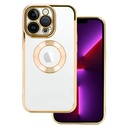 Apple iPhone 14 Beauty átlátszó hátlap tok (Arany)