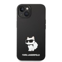 Apple iPhone 14 Black Karl Lagerfeld Liquid Silicone Choupette NFT tok (Fekete) – KLHCP14SSNCHBCK