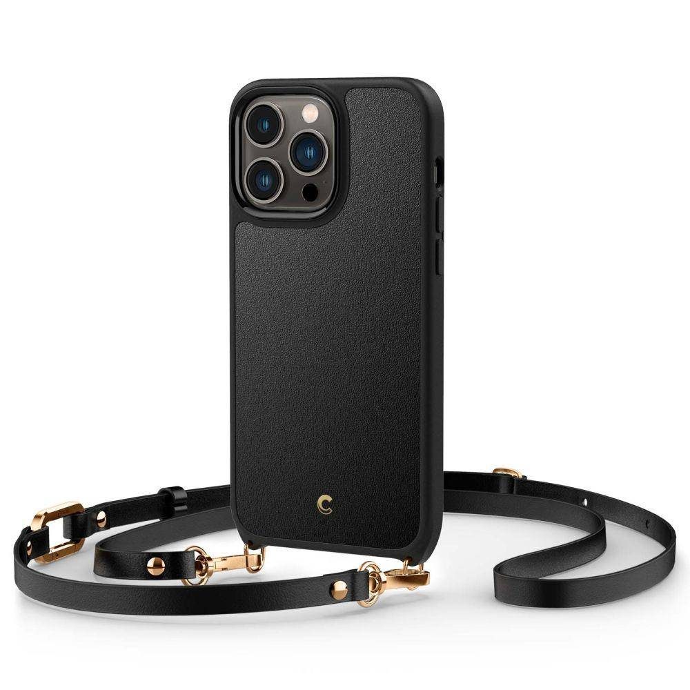 Apple iPhone 14 Pro Spigen Cyrill classic charm magsafe hátlap tok (Fekete)