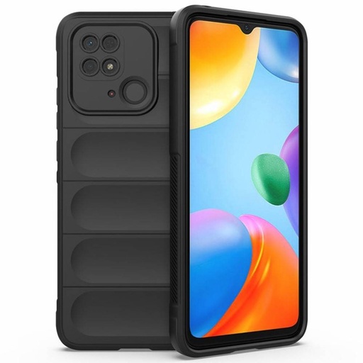 Xiaomi Redmi 10C 4G Silky shield hátlap tok, (Fekete)