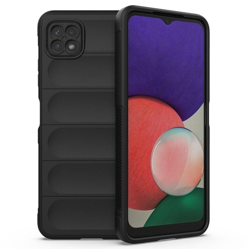 Samsung Galaxy A22 5G Silky shield hátlap tok, (Fekete)
