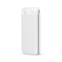 Forever TB 5000mAh kapacítású powerbank, microUSB vezetékkel fehér