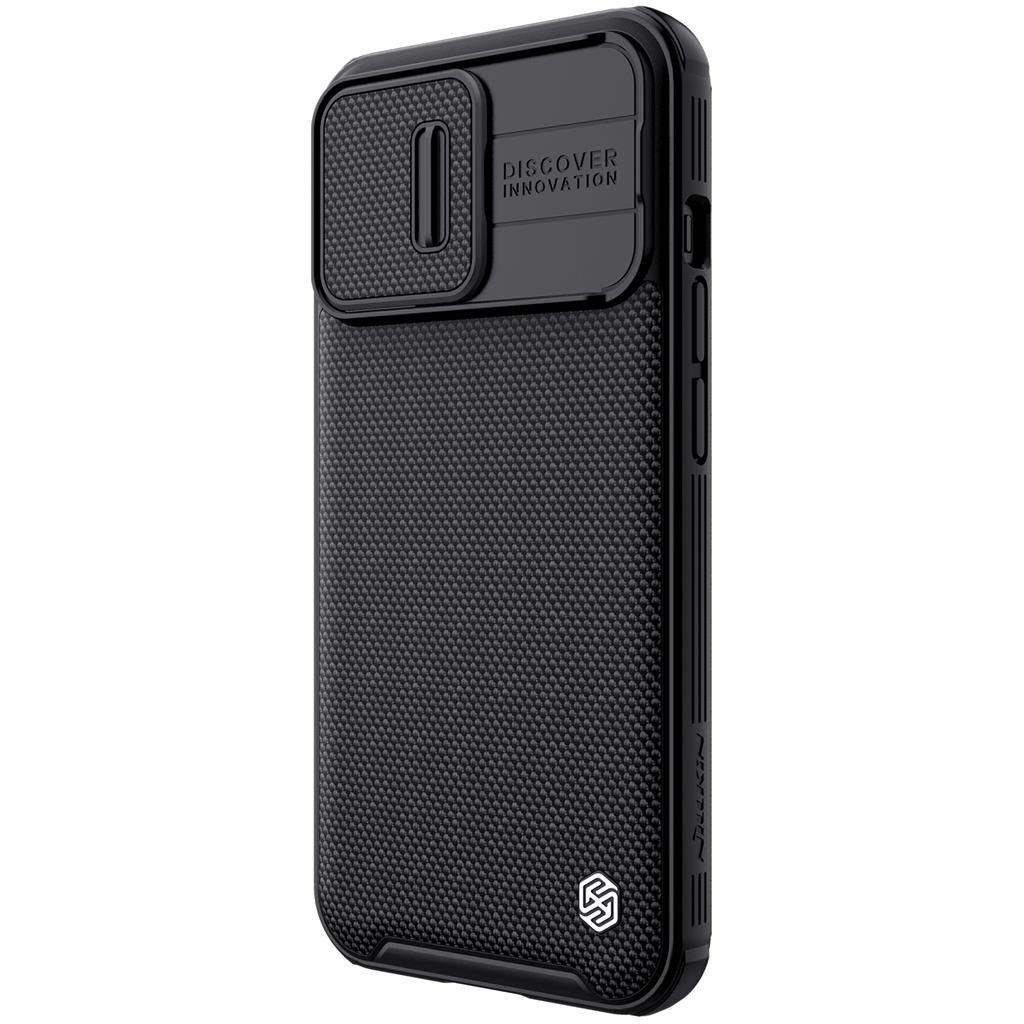 Apple iPhone 13 Pro Nillkin textured pro hátlap tok (Fekete)