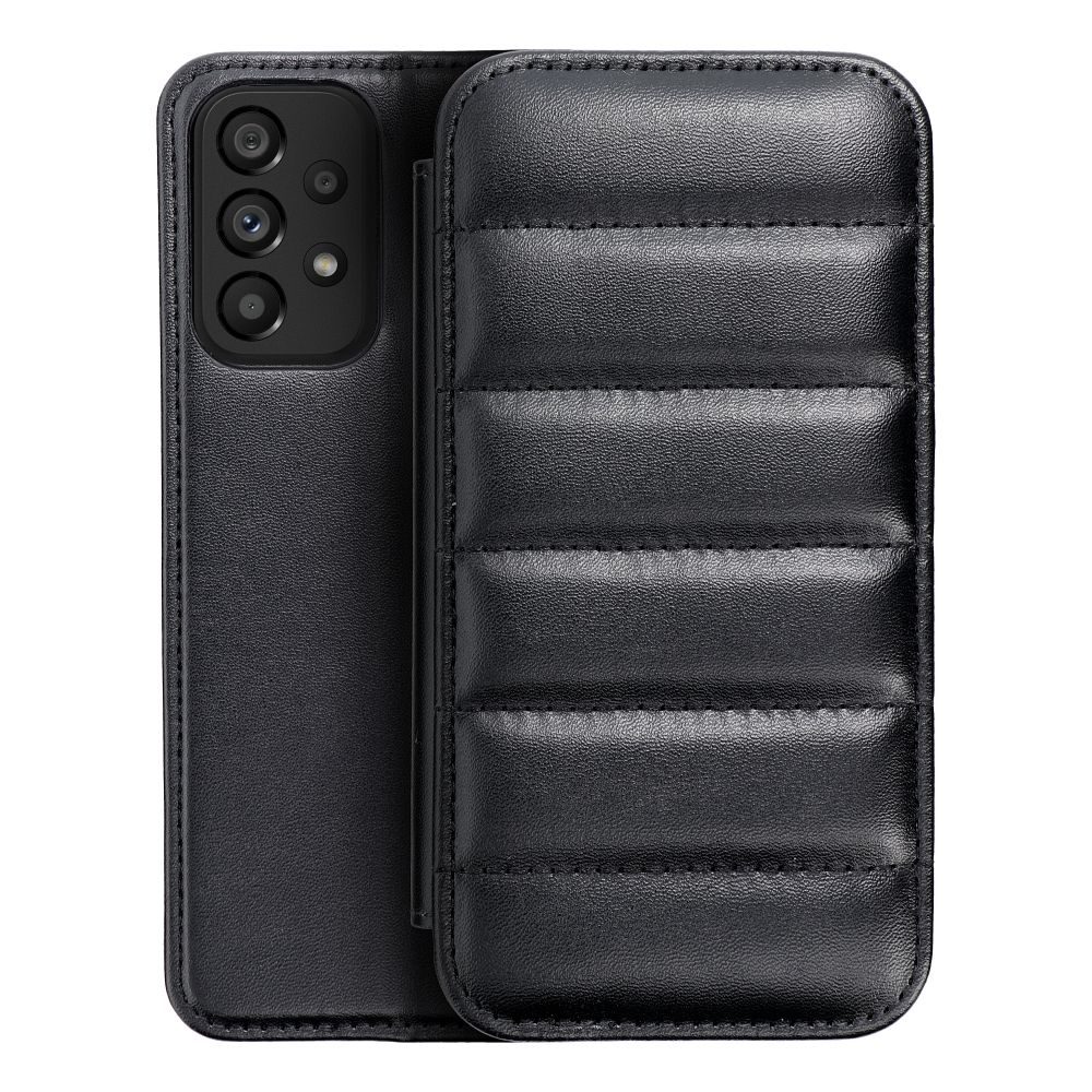 Samsung Galaxy A32 4G Puffer book notesz tok, (Fekete)