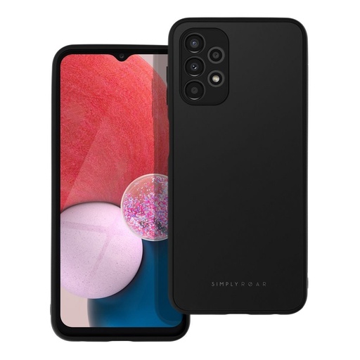Samsung Galaxy A13 4G Roar matt üveg hátlap tok (Fekete)