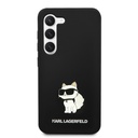 Samsung Galaxy S23 Black Karl Lagerfeld Liquid Silicone Choupette NFT tok (Fekete) – KLHCS23SSNCHBCK
