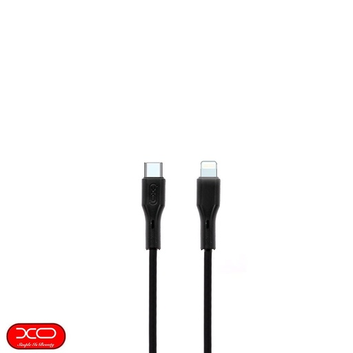 XO NBQ231A Rock Series USB-C–Lightning adatkábel (Fekete) – 27W