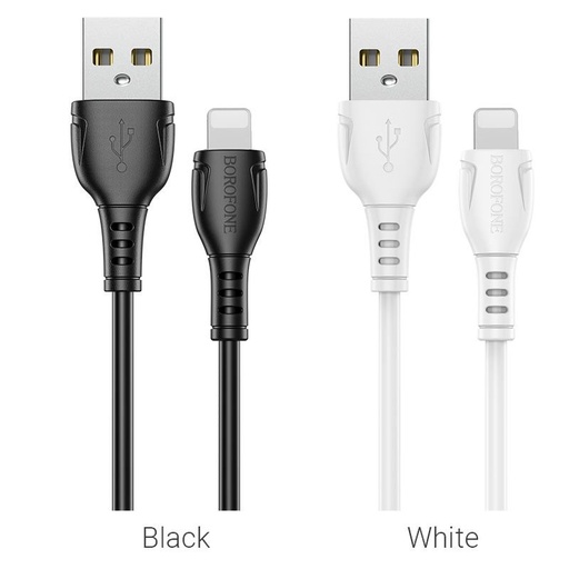 Borofone BX51 lightning kábel, 1M, 3A, fehér