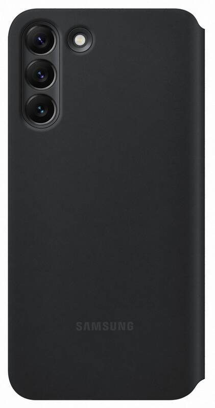 Samsung Galaxy S22 Plus Clear View notesz tok (Fekete)