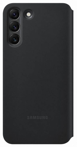 Samsung Galaxy S22 Plus Clear View notesz tok (Fekete)