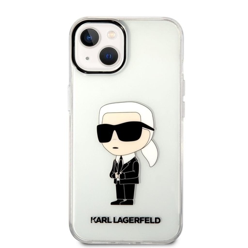 Apple iPhone 14 Karl Lagerfeld IML Ikonik NFT tok (Átlátszó) – KLHCP14SHNIKTCT