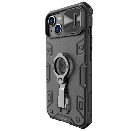 Apple iPhone 14 Plus Nillkin CamShield Armor Pro MagSafe hátlap tok (Fekete)