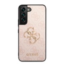 Samsung Galaxy S23 Guess PU 4G Metal Logo tok (Rózsaszín) - GUHCS23S4GMGPI