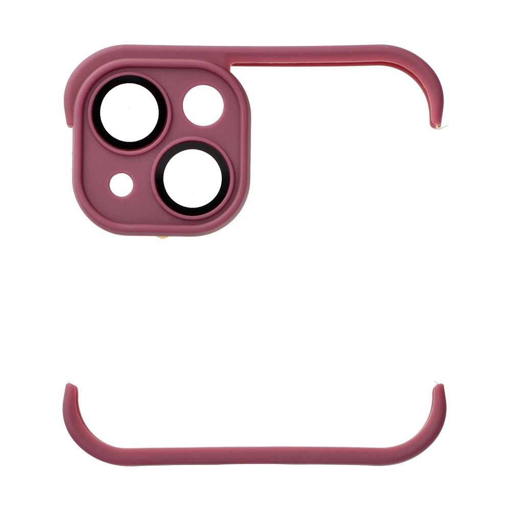 Apple iPhone 13, Mini Bumpers tok kameravédelemmel (Cseresznye)