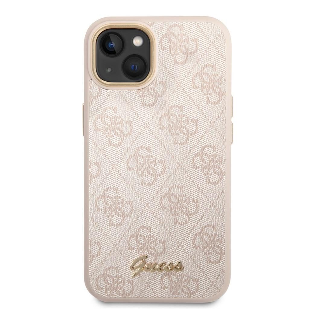 Apple iPhone 14 Guess 4G Metal Camera Outline tok (Rózsaszín) - GUHCP14SHG4SHP
