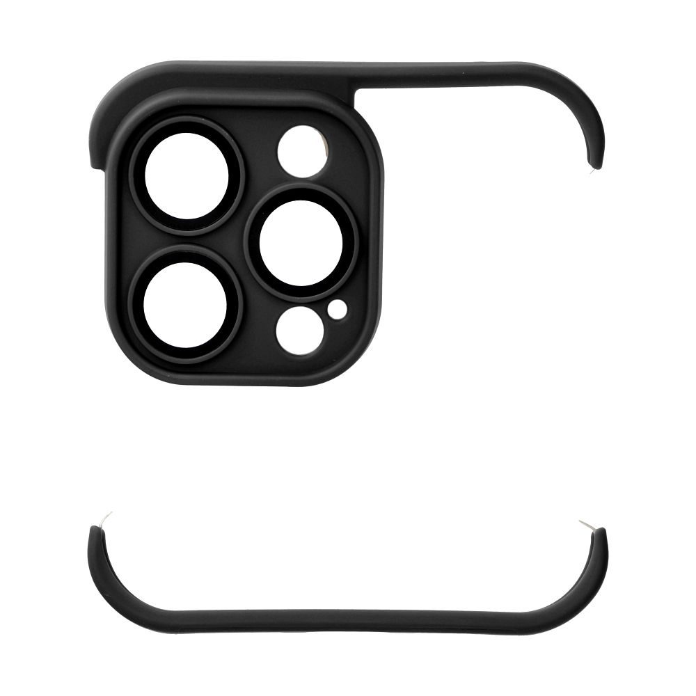 Apple iPhone 14 Pro Max Mini Bumpers tok kameravédelemmel (Fekete)