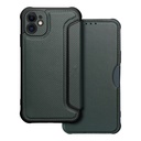 Apple iPhone 11 Razor mágneses ütésálló notesz tok (Zöld)