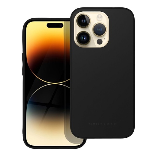 Apple iPhone 14 Pro Roar matt üveg hátlap tok (Fekete)