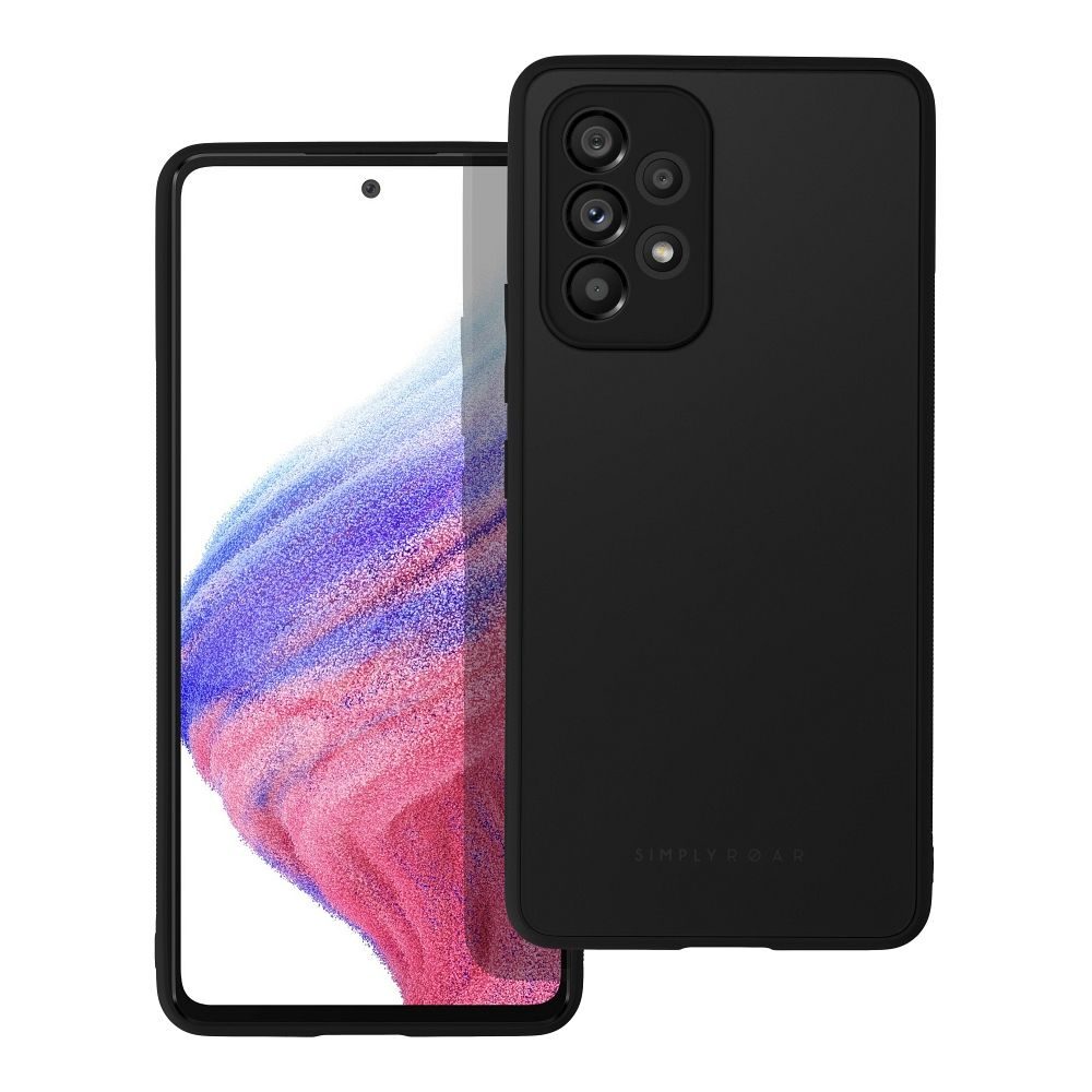 Samsung Galaxy A53 5G Roar matt üveg hátlap tok (Fekete)