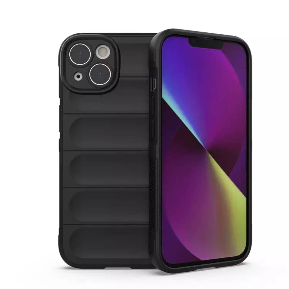 Apple iPhone 14 Plus Silky shield hátlap tok (Fekete)