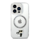Apple iPhone 13 Pro Karl Lagerfeld MagSafe Compatible IML Karl and Choupette NFT tok (Átlátszó) – KLHMP13LHNKCIT