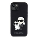 Apple iPhone 14 Karl Lagerfeld PU Saffiano Karl and Choupette NFT tok (Fekete) – KLHCP14SSANKCPK