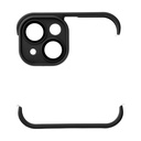 Apple iPhone 14 Mini Bumpers tok kameravédelemmel (Fekete)