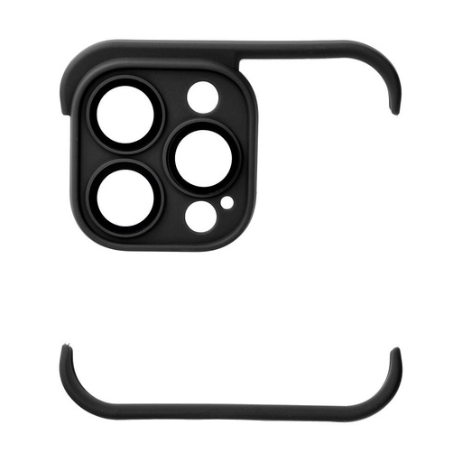 Apple iPhone 13 Pro Mini Bumpers tok kameravédelemmel (Fekete)