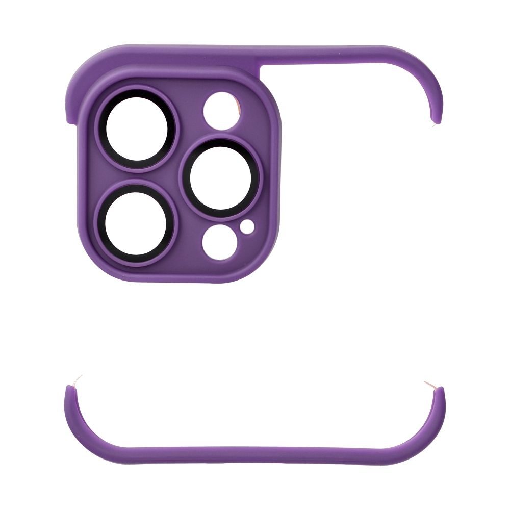 Apple iPhone 14 Pro Max Mini Bumpers tok kameravédelemmel (Sötétlila)