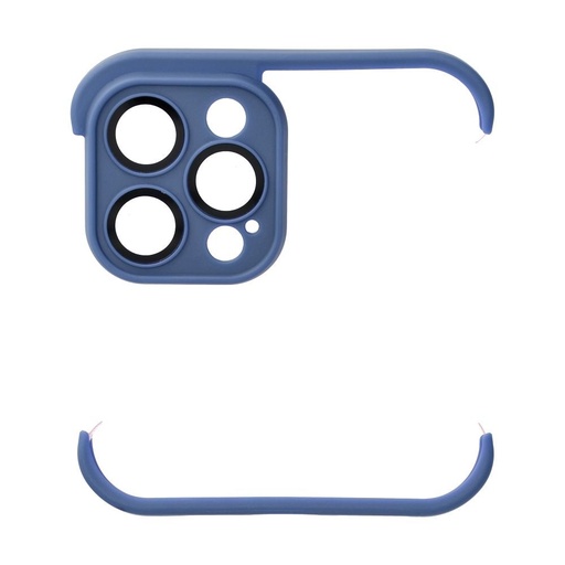 Apple iPhone 12 Pro Max Mini Bumpers tok kameravédelemmel (Kék)