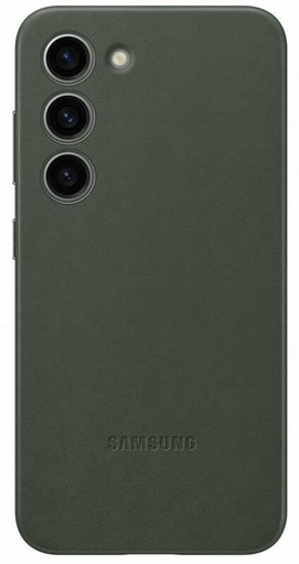 Samsung Galaxy S23 Leather tok (Zöld)