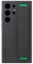 Samsung Galaxy S23 Ultra Silicone Cover tok szíjjal (Fekete)
