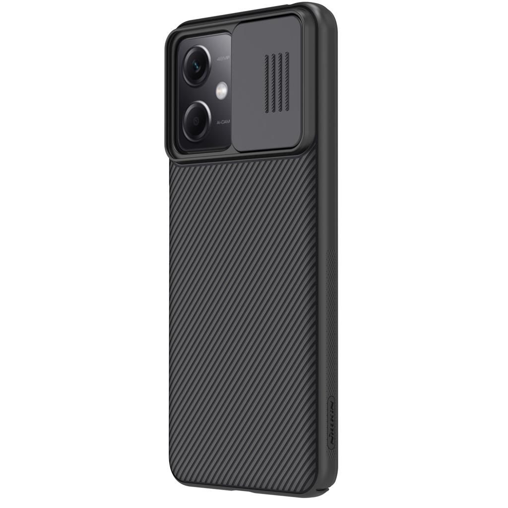 Xiaomi Redmi Note 12 5G / Poco X5 5G Nillkin CamShield hátlap tok (Fekete)